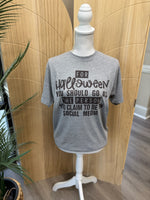 Load image into Gallery viewer, Social Media Halloween on Tultex Heather Gray

