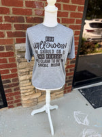 Load image into Gallery viewer, Social Media Halloween on Tultex Heather Gray
