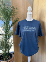 Load image into Gallery viewer, Jesus Will Hear About This on Port &amp; Co Navy
