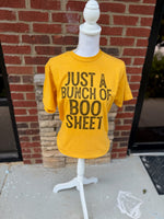 Load image into Gallery viewer, Just A Bunch of Boo Sheet on Tultex Heather Mellow Yellow
