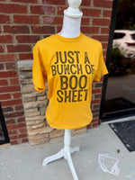 Load image into Gallery viewer, Just A Bunch of Boo Sheet on Tultex Heather Mellow Yellow
