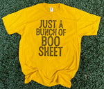 Load image into Gallery viewer, Just A Bunch of Boo Sheet on Tultex Heather Mellow Yellow

