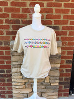 Load image into Gallery viewer, PT/OT Friendship Bracelets on Gildan Softstyle Sand
