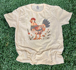 Load image into Gallery viewer, Vintage Patchwork Hen on Cream
