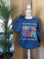 Load image into Gallery viewer, PT/OT Bright Color Letters on Stone Blue
