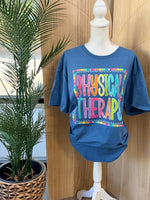 Load image into Gallery viewer, PT/OT Bright Color Letters on Stone Blue
