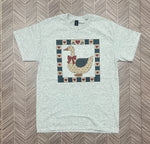 Load image into Gallery viewer, Vintage Goose With Heart Frame on Ash Gray
