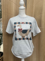 Load image into Gallery viewer, Vintage Goose With Heart Frame on Ash Gray
