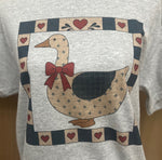 Load image into Gallery viewer, Vintage Goose With Heart Frame on Ash Gray
