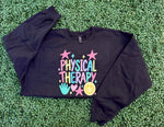 Load image into Gallery viewer, PT/OT Hand And Smiley Face on Black Sweatshirt
