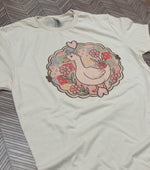 Load image into Gallery viewer, Vintage Goose Patchwork with Flowers on Cream
