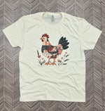 Load image into Gallery viewer, Vintage Patchwork Hen on Cream
