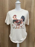 Load image into Gallery viewer, Vintage Patchwork Hen on Cream
