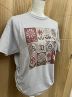 Load image into Gallery viewer, Vintage Amen Patchwork Quilt on Silver
