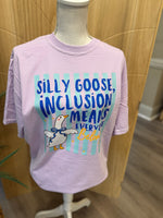 Load image into Gallery viewer, Inclusion Means Everyone Belongs on Comfort Colors (Shown on Orchid)

