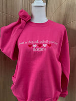 Load image into Gallery viewer, EMBROIDERED: Trust In The Lord on Gildan Heliconia
