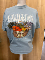 Load image into Gallery viewer, Homegrown Happiness on Comfort Colors (Shown on Yankee Blue)
