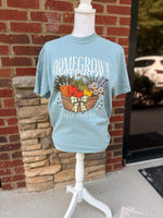 Load image into Gallery viewer, Homegrown Happiness on Comfort Colors (Shown on Yankee Blue)
