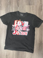 Load image into Gallery viewer, Valentine's Love Like Jesus on Comfort Colors Pepper
