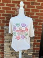 Load image into Gallery viewer, My Students Are Conversations Hearts on Cream
