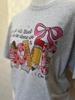 Load image into Gallery viewer, Let All That You Do Be Done In Love Teacher on Ash Gray
