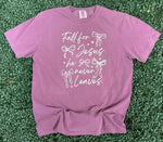 Load image into Gallery viewer, Fall For Jesus Bows on Comfort Colors Berry or Yam
