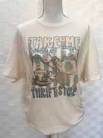 Load image into Gallery viewer, Take Me To The Thrift Store on Cream
