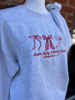 Load image into Gallery viewer, EMBROIDERED: Chosen, Holy, And Dearly Loved on Ash Gray
