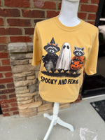Load image into Gallery viewer, Spooky and Feral on Comfort Colors (Shown on Mustard)
