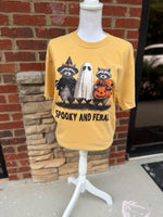 Load image into Gallery viewer, Spooky and Feral on Comfort Colors (Shown on Mustard)
