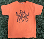 Load image into Gallery viewer, Happy Skeleton Trio on Comfort Colors

