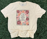 Load image into Gallery viewer, I Sought The Lord Vintage Floral on Cream

