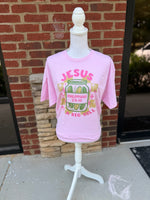 Load image into Gallery viewer, Jesus Is A Big Dill on Jerzees Pink
