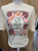 Load image into Gallery viewer, I Sought The Lord Vintage Floral on Cream

