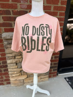 Load image into Gallery viewer, No Dusty Bibles on Port &amp; Co. Heathered Dusty Peach
