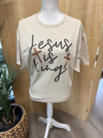 Load image into Gallery viewer, Jesus Is King on Sand
