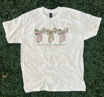 Load image into Gallery viewer, Not Lucky Simply Blessed Bow Trio on White
