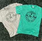 Load image into Gallery viewer, Everybody In The Pub Gettin' Tipsy Green on Tultex Heather Green
