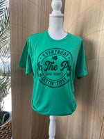 Load image into Gallery viewer, Everybody In The Pub Gettin' Tipsy Black on Tultex Heather Kelly
