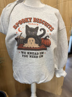 Load image into Gallery viewer, Spooky Biscuits Bakery on Ash Gray
