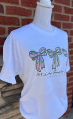 Load image into Gallery viewer, Not Lucky Simply Blessed Bow Trio on White
