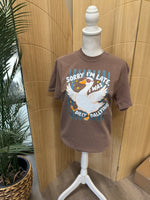 Load image into Gallery viewer, Sorry I'm Late I Was Dilly Dallying Goose on Comfort Colors (Shown on Espresso)
