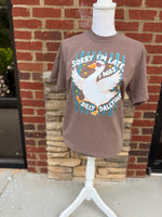 Load image into Gallery viewer, Sorry I'm Late I Was Dilly Dallying Goose on Comfort Colors (Shown on Espresso)
