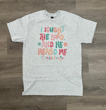 Load image into Gallery viewer, I Sought The Lord And He Heard Me on Ash Gray
