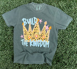 Load image into Gallery viewer, Build The Kingdom Crown on Comfort Colors Blue Spruce or Crunchberry
