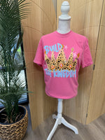 Load image into Gallery viewer, Build The Kingdom Crown on Comfort Colors Blue Spruce or Crunchberry
