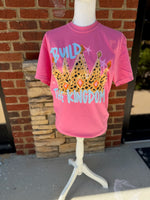 Load image into Gallery viewer, Build The Kingdom Crown on Comfort Colors Blue Spruce or Crunchberry
