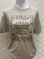 Load image into Gallery viewer, Even In The Chaos His Grace Still Finds Me on Sand
