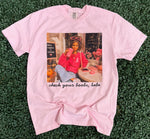 Load image into Gallery viewer, Check Your Boobs Barbie on Comfort Colors (Shown on Blossom)
