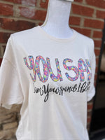 Load image into Gallery viewer, You Say I Am Yours And I Believe on Cream
